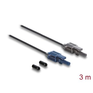 DeLOCK Delock Fibre Optic Plastic POF Cable HFBR 4503-4513Z Simplex male to Simplex male 3 m