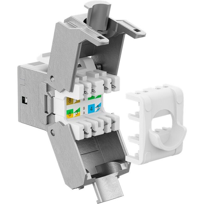 Goobay Keystone Module RJ45 CAT 6A, STP, Slim