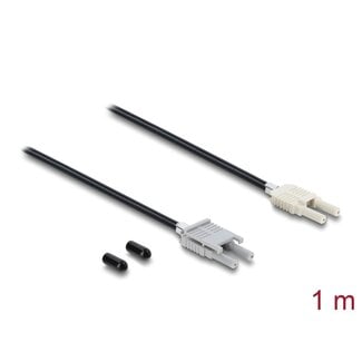DeLOCK Delock Fibre Optic Plastic POF Cable HFBR 4506-4516Z Duplex male to Duplex male 1 m