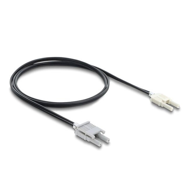 Delock Fibre Optic Plastic POF Cable HFBR 4506-4516Z Duplex male to Duplex male 1 m