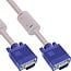 InLine® S-VGA kabel, 15-pins HD male / male, grijs, 3m