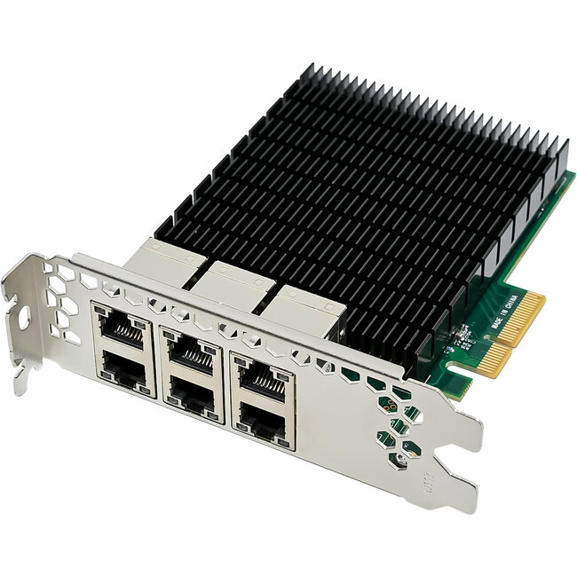 InLine® 6-poorts Gigabit netwerkkaart, 6x RJ45 1 Gb/s, PCIe x4