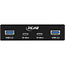 InLine® 3,5" voorpaneel, 2x USB-A + 2x USB-C, 10Gb/s, metaal, zwart