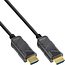 InLine® HDMI AOC kabel, Ultra High Speed HDMI kabel, 8K4K, zwart, 80m