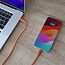 InLine® USB 2.0-kabel, USB-C-snelladingskabel 100 W, Papaya/oranje 1m