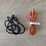 InLine® USB 2.0-kabel, USB-C-snelladingskabel 100 W, Papaya/oranje 1m