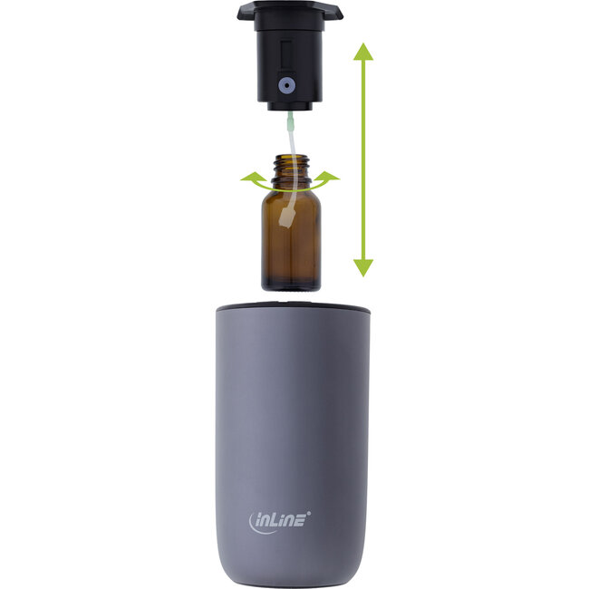 InLine® Aroma Diffuser Home & Car, waterloos, sfeerverlichting, Accu