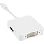 InLine® Mini DisplayPort naar HDMI/DVI/DisplayPort-adapterkabel, wit