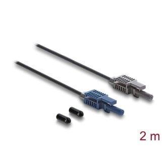 DeLOCK Delock Fibre Optic Plastic POF Cable HFBR 4503-4513Z Simplex male to Simplex male 2 m