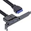 InLine® Slot bracket USB 3.0,2x USB-aansl. naar interne moederbordconnector 0,5m