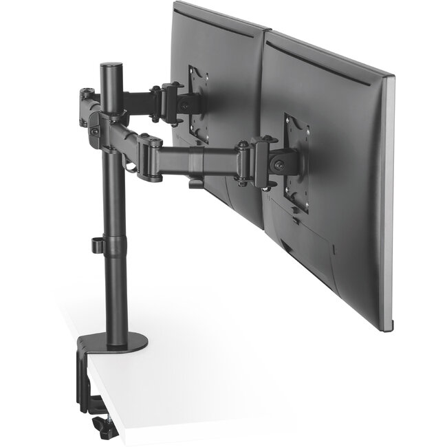InLine® bureauhouder, voor 2x TFT/LCD/LED tot 68cm (27"), max. 2x8 kg