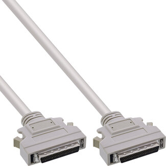 InLine® InLine® SCSI II kabel, 50-pin Mini Sub-D male / male, 1m