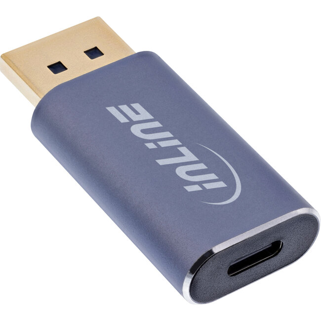 InLine® USB-beeldschermconverter, DisplayPort naar USB-C bidirectioneel, 8K