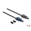 Delock Fibre Optic Plastic POF Cable HFBR 4503-4513Z Simplex male to Simplex male 1 m