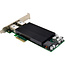 InLine® Dual Gigabit netwerkkaart, 2x RJ45 1 Gb/s, PCIe x4, PoE+