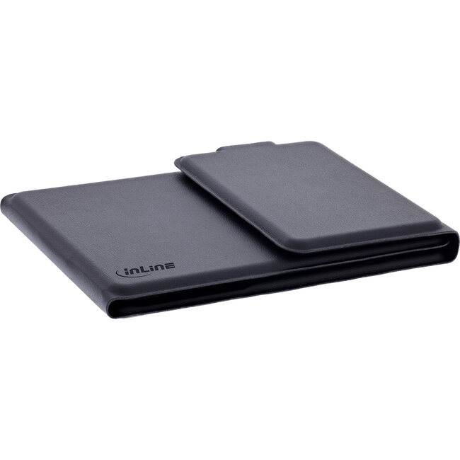 InLine® Opvouwbaar Bluetooth-toetsenbord met touchpad, zwart
