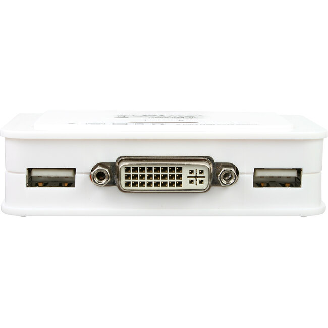 InLine® 2-Poorts Kabel KVM-switch, DVI-D, USB, met audio