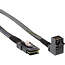 InLine® Mini SAS HD kabel, SFF-8643 haaks op SFF-8087, met zijband, 1m