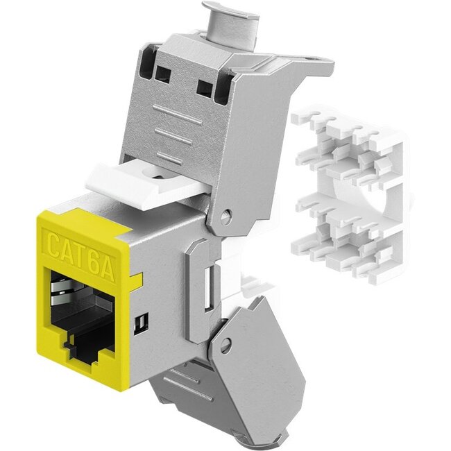 Goobay Keystone Module RJ45 CAT 6A, STP, Slim