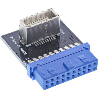 InLine® InLine® USB 3.0 naar USB 3.1 Adapter voorpaneel Key-B intern