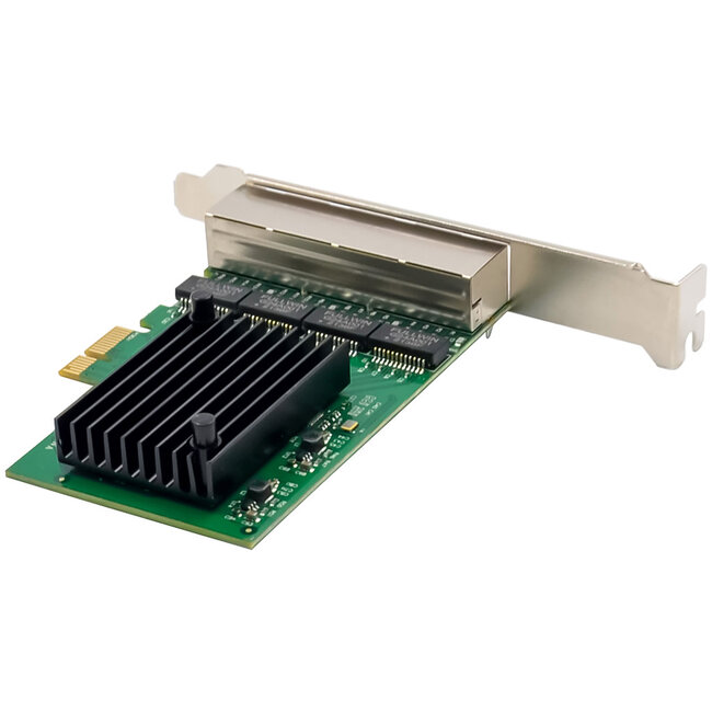 InLine® Quad Gigabit netwerkkaart, 4x RJ45 1 Gb/s, PCIe x1