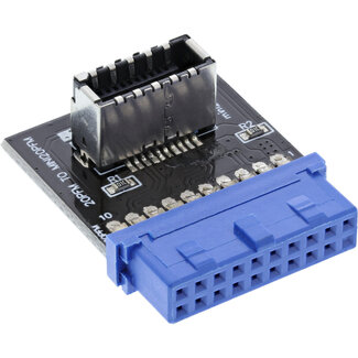 InLine® InLine® USB 3.0 naar USB 3.1 voorpaneel Key-A adapter intern
