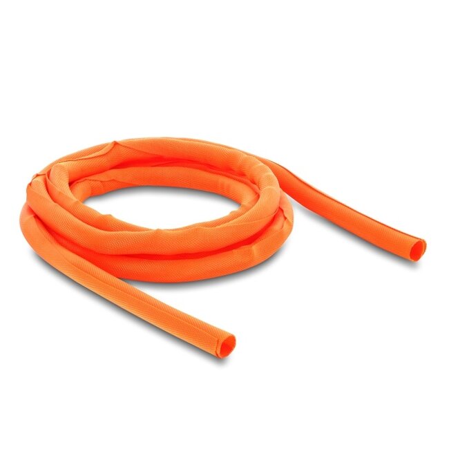 Delock Cable Protection Sleeve self-closing 2 m x 10 mm orange