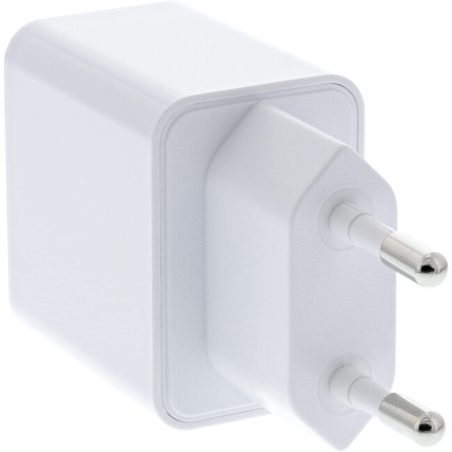 InLine® USB-oplader enkel, voedingseenheid, 100-240V tot 5V/2,5A, wit