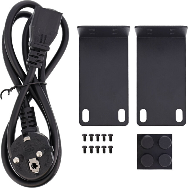 InLine® netwerkswitch 8-poorts, 10Gigabit Ethernet, 19", metaal, ventilator