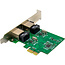 InLine® Dual Gigabit netwerkkaart, 2x RJ45 1Gb/s, PCIe x1, LP slot bracket