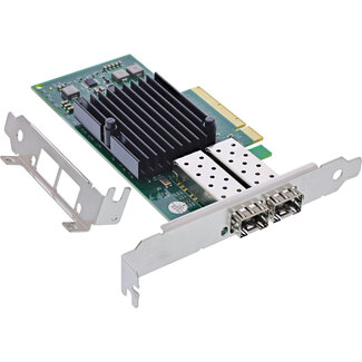 InLine® InLine® Dual 10 Gigabit netwerkkaart, 2x SFP+, PCIe x8