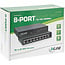 InLine® 8-poorts Gigabit-switch, 1 Gb/s, desktop, metalen behuizing