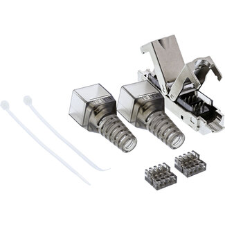 InLine® InLine® kabelconnector Cat.6A, afgeschermd, smalle uitvoering
