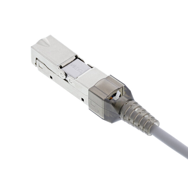 InLine® kabelconnector Cat.6A, afgeschermd, smalle uitvoering