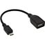 InLine® Micro-USB OTG-adapterkabel, Micro-B male naar USB A female, 0,1m