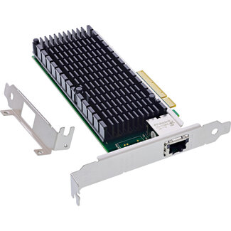 InLine® InLine® 10 Gigabit netwerkkaart, 1x RJ45 10Gb/s, PCIe x8