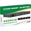 InLine® PoE+ Gigabit netwerkswitch 24 poorten, 1Gb/s, 2xSFP,19"1U (incl. beugel)