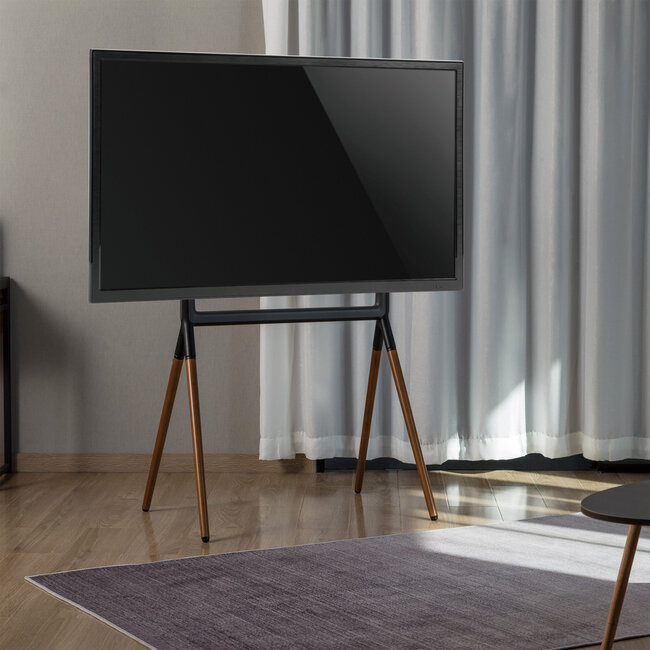 InLine® houtstand Studio TV-standaard, voor scherm 49"-70" (124-178cm),max. 40kg