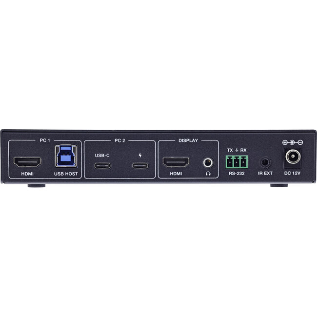 InLine® KVM-schakelaar, 2-weg, HDMI & USB-C, 4K60Hz, switcher