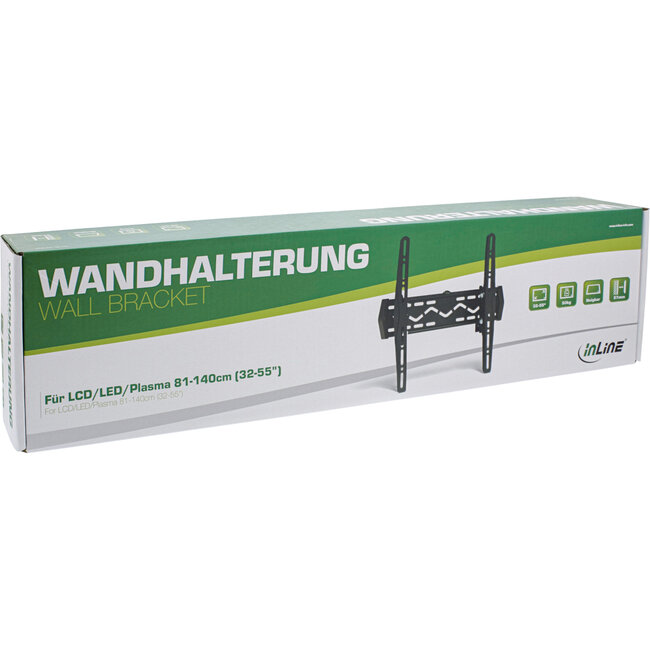 InLine® muurbeugel voor LCD/LED/Plasma 81-140cm (32-55"), max. 50kg