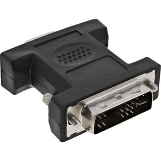 InLine® InLine® DVI-A adapter, analoge 12+5 male naar 15-pins HD female (VGA)