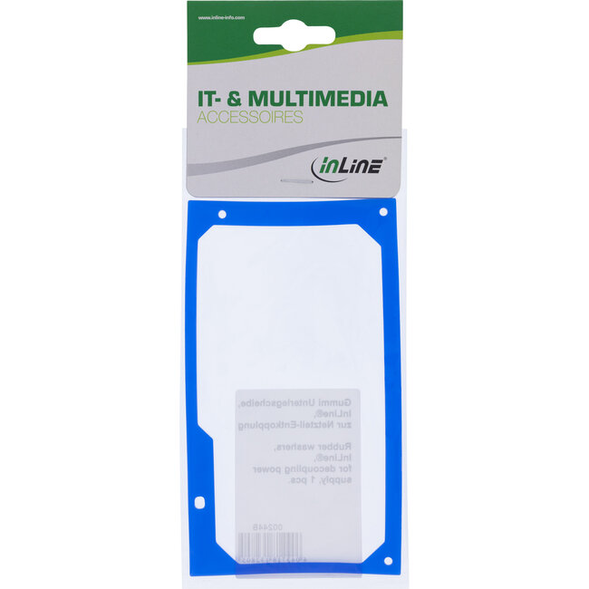 InLine® Rubberen sluitringen, voor voedingsontkoppeling, 1 stks.