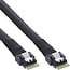 InLine® Slim SAS-kabel, SFF-8654 4i naar SFF-8654 4i, 24Gb/s, 0,5m