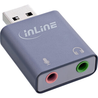 InLine® InLine® USB-audiogeluidsadapter, USB-A