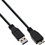 InLine® USB 3.2 Gen.1-kabel, A naar Micro B, zwart, 1,5m