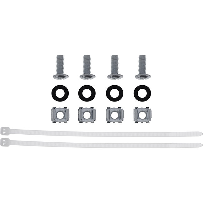 InLine® 10" leeg paneel 12-voudig, voor Keystone modules, 1U, zwart