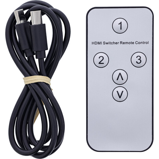 InLine® HDMI schakelaar, 3-weg, 8K4K@60Hz, HDCP 2.3