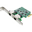 InLine® Dual Gigabit netwerkkaart, 2x RJ45 2,5Gb/s, PCIe x1, met LP slot bracket