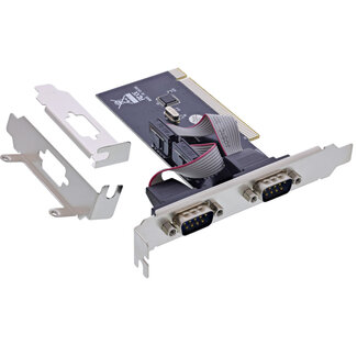 InLine® InLine® interfacekaart, 2x 9-pins serieel, PCI