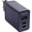 InLine® 3-poorts TravelCharge, 65W USB-voeding, 2x USB-C, 1x USB-A, EU/UK/USA